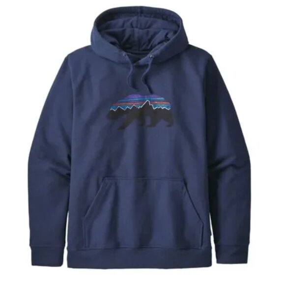 Patagonia Other - Men Patagonia Fitz Roy Bear Uprisal Hoodie Regular Fit in Classic Navy Sz Large